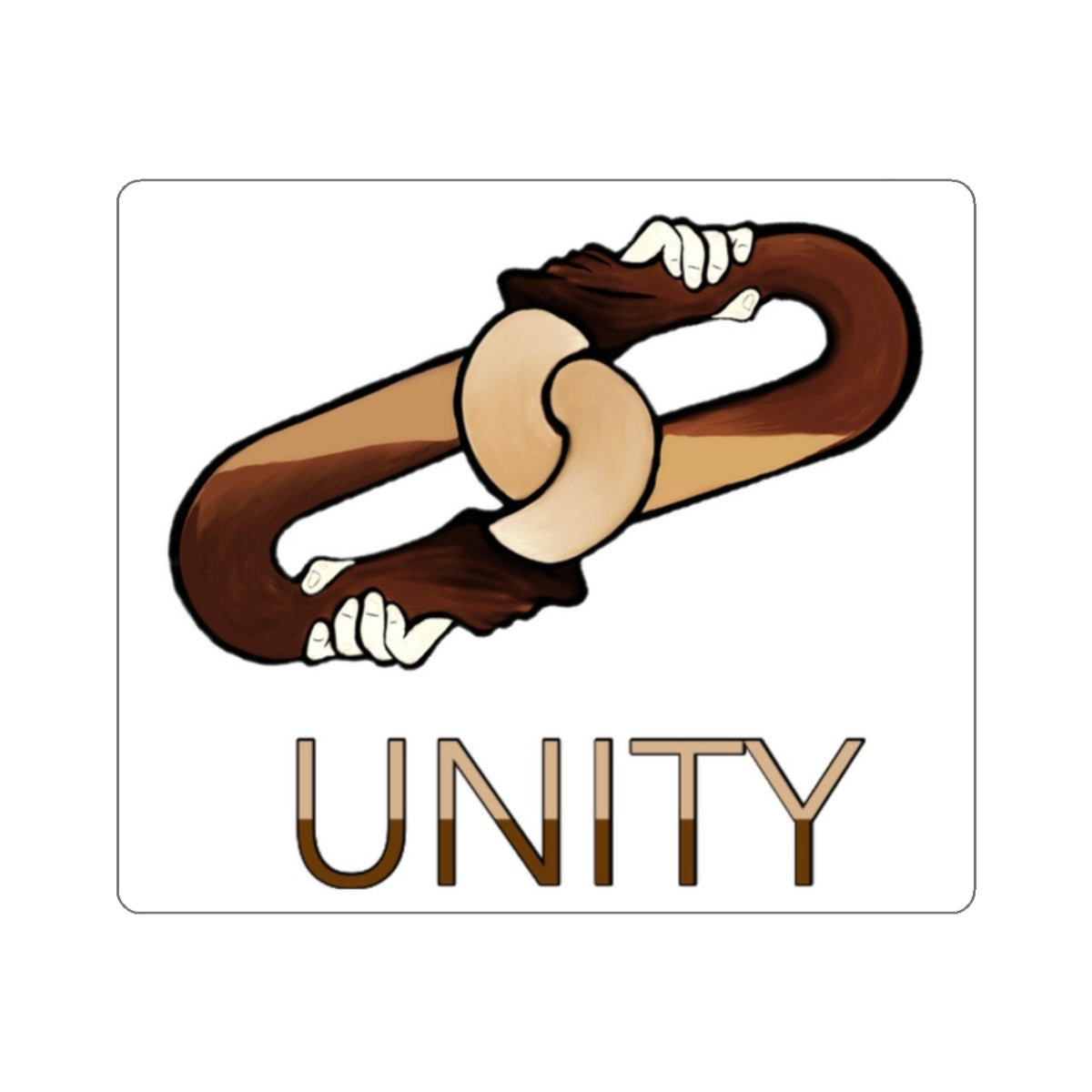 Linked Together In Unity Stickers