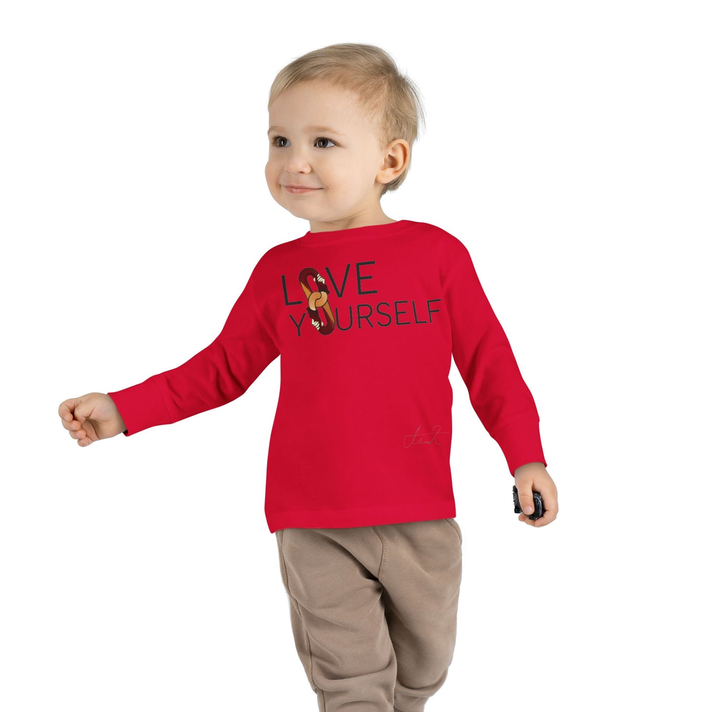 Love Yourself Toddler Long Sleeve Tee - INF