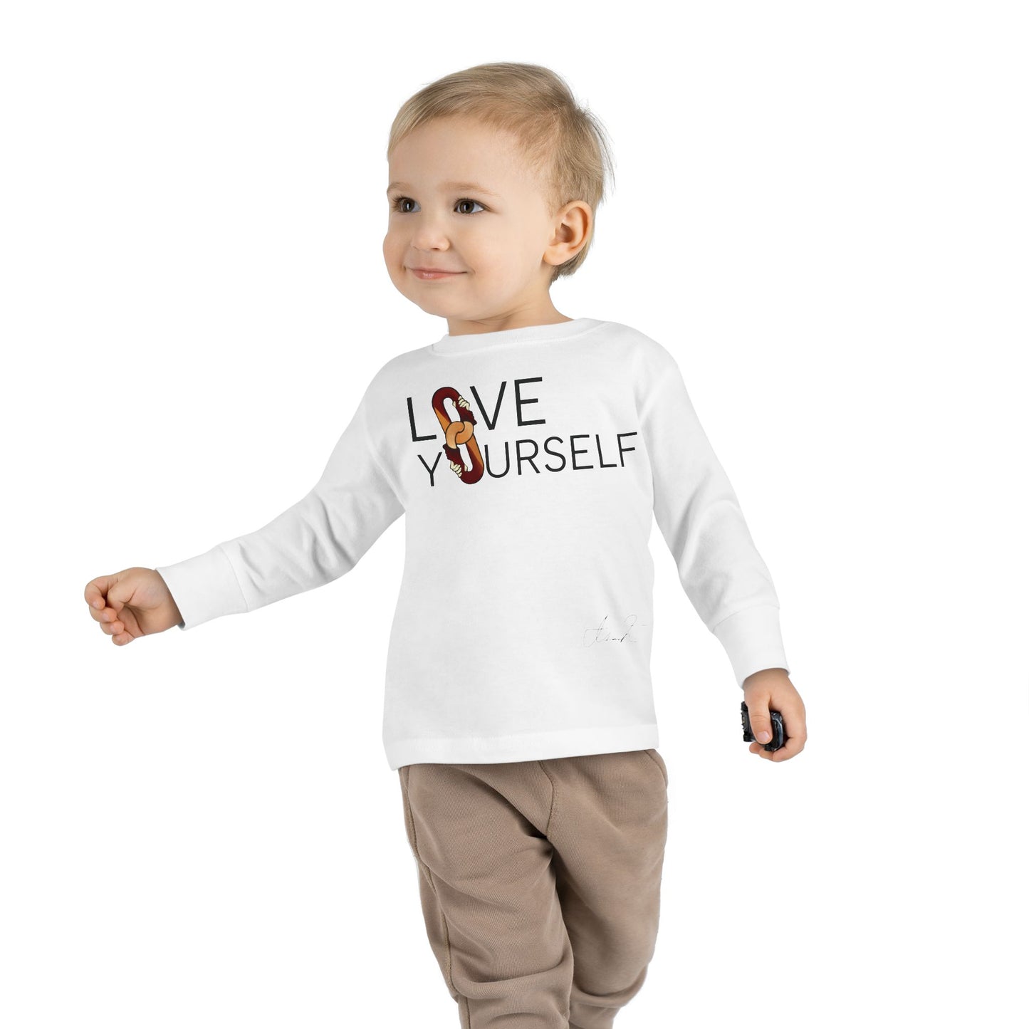 Love Yourself Toddler Long Sleeve Tee - INF