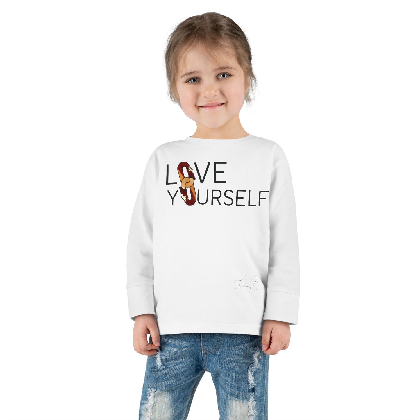 Love Yourself Toddler Long Sleeve Tee - INF