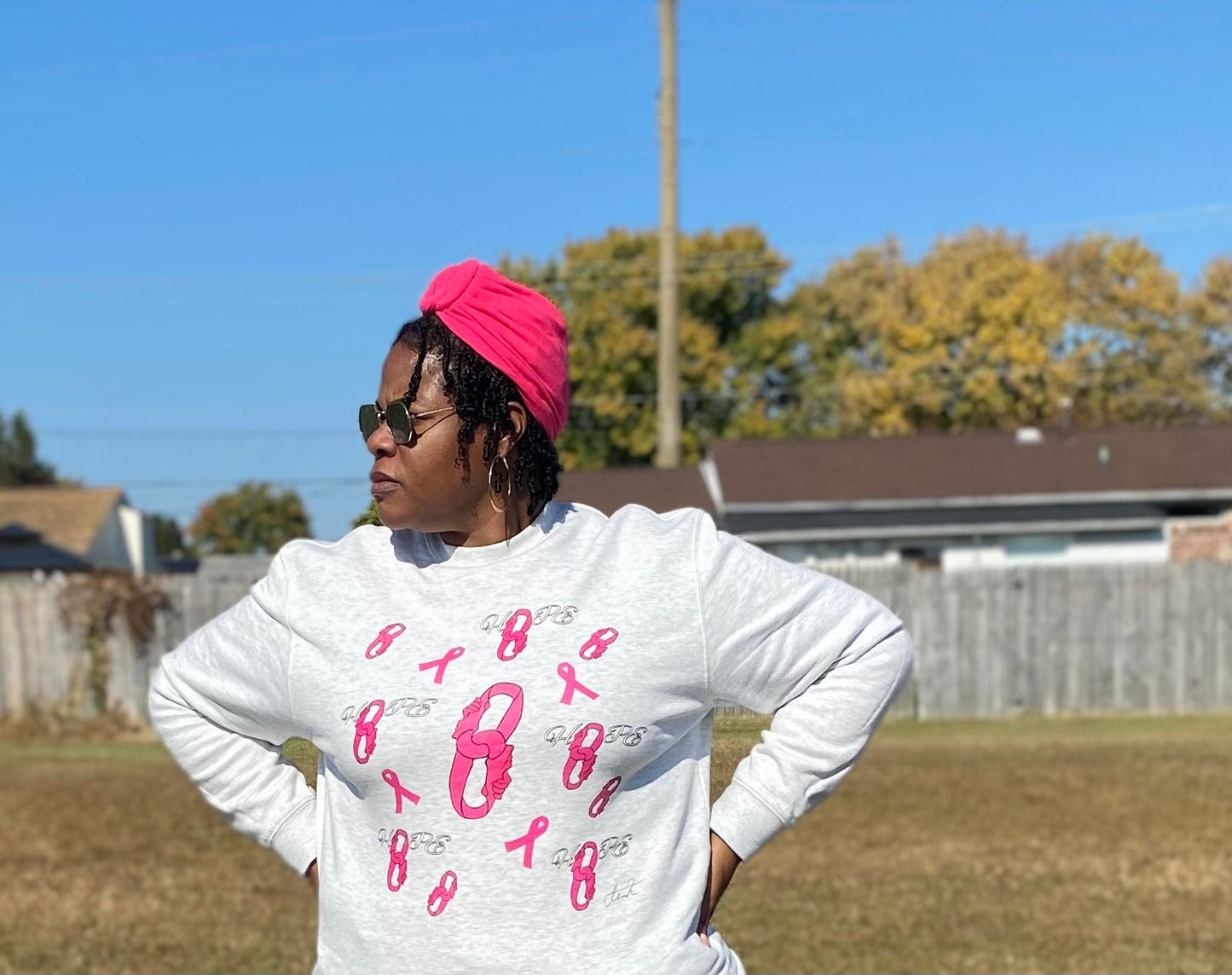 INF’s Breast Cancer Awareness Sweatshirt