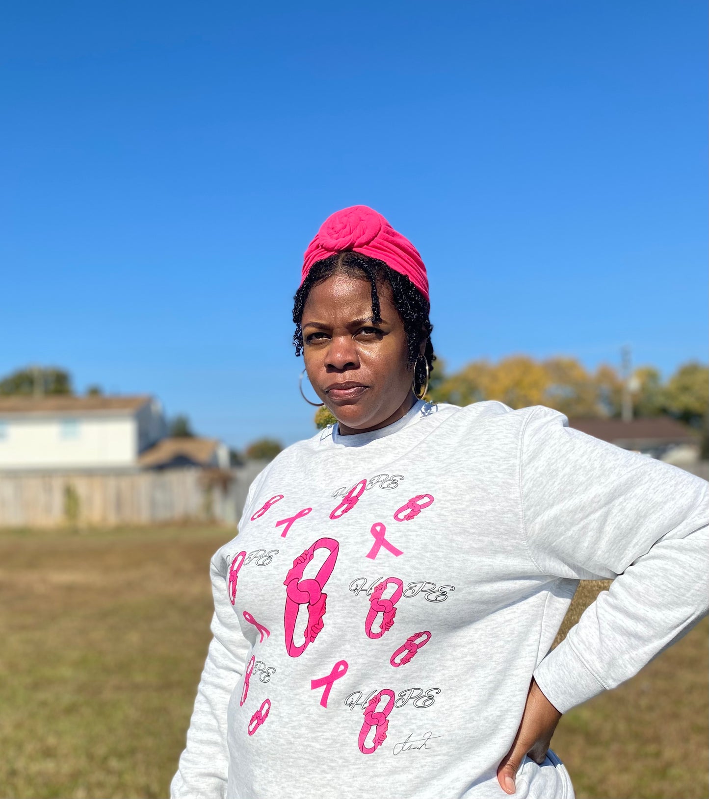 INF’s Breast Cancer Awareness Sweatshirt